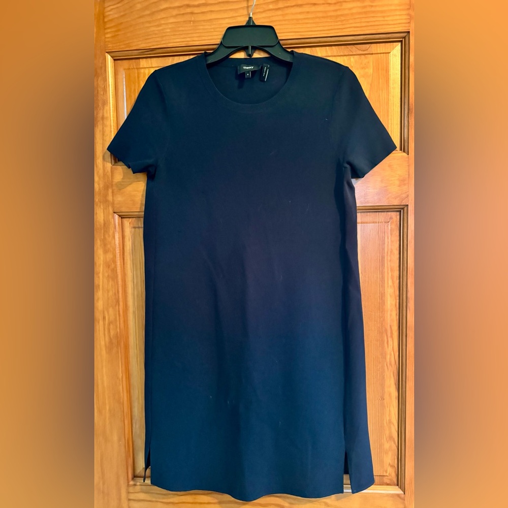 Theory woven mix sweater dress, size S, excellent condition